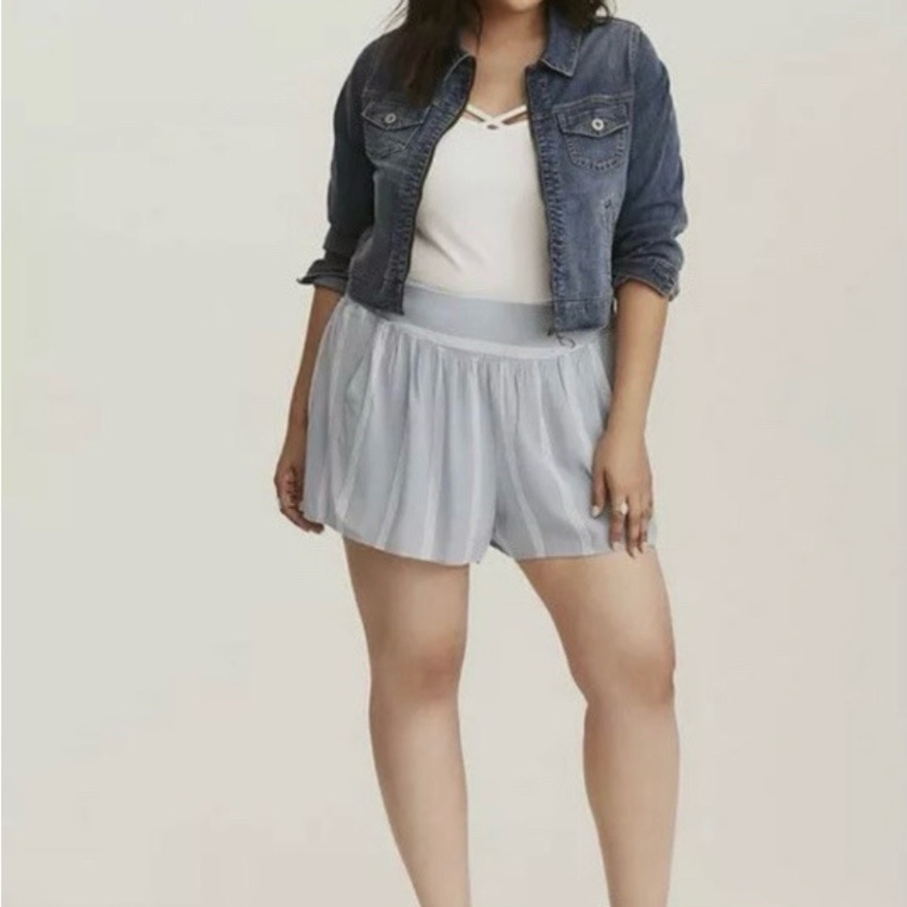Women's Light Blue Shorts